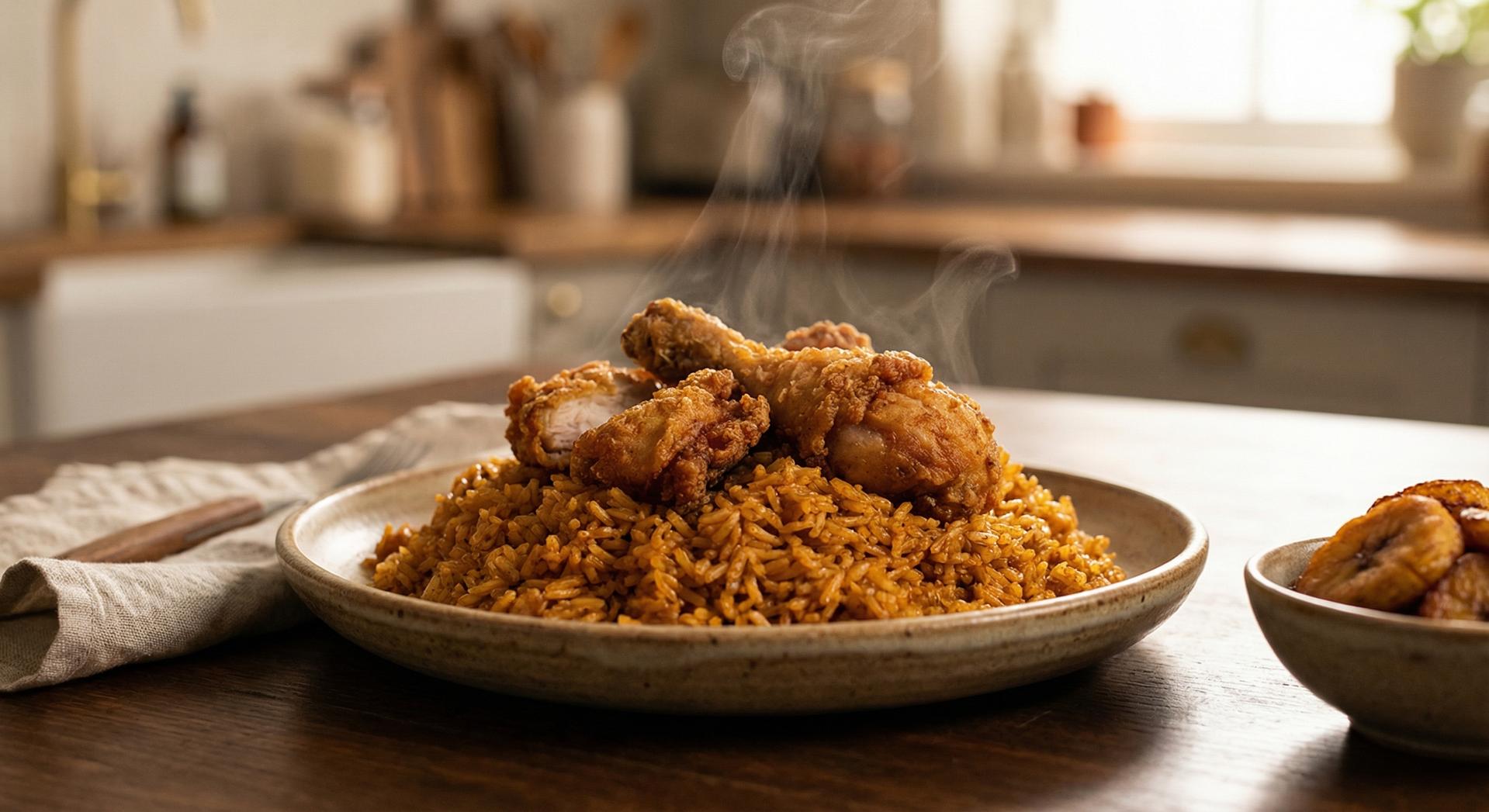Jollof Rice & Fried Chicken